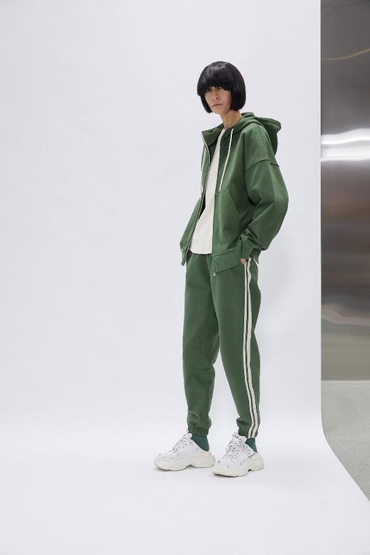 宽松连帽开襟卫衣 商品图1