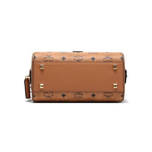 MCM/MCM 女士涂层帆布/配皮手提单肩斜挎包波士顿包MWBAASE02 商品图4