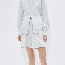 基础款松紧腰卫衣短裤