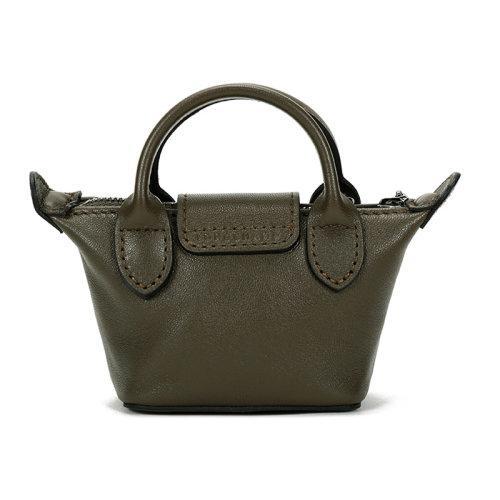 Longchamp/珑骧  女士LE PLIAGE CUIR系列迷你款羊皮手拿包单肩斜挎包 10099 757 商品图27
