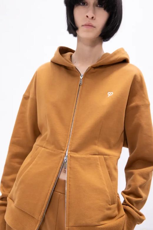 收腰连帽开襟卫衣 商品图2