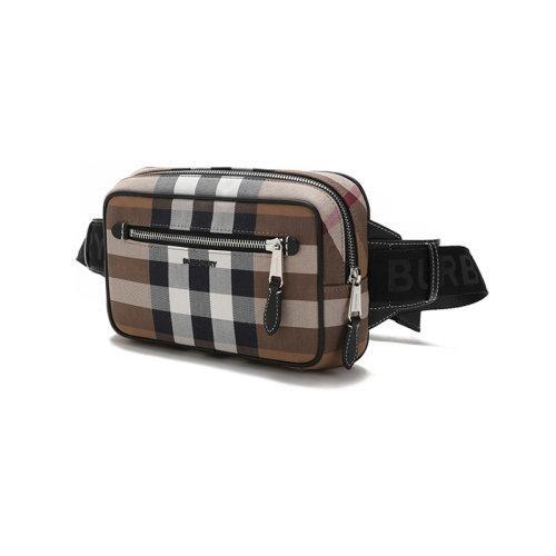 BURBERRY/博柏利 2021款 男款织物胸包腰包斜挎包 80420381 商品图1