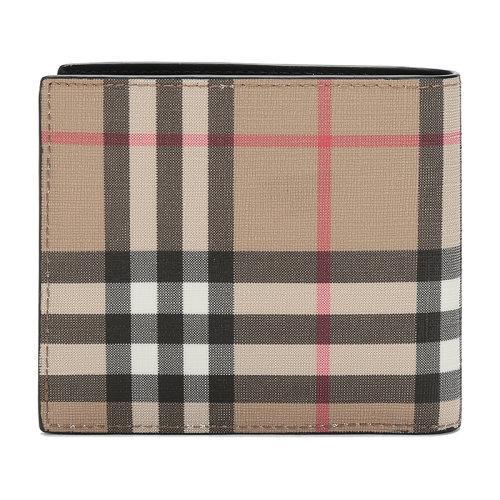 BURBERRY/博柏利  男款聚氨酯纤维/织物短款钱包钱夹 80166181 商品图3