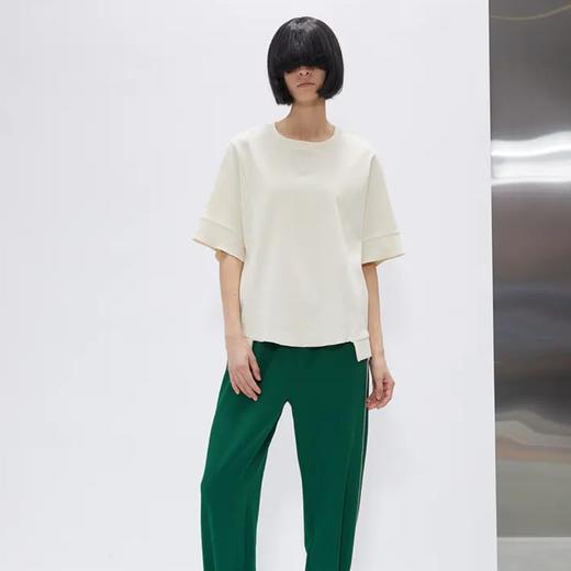 蝙蝠袖不规则拼接T恤 商品图1