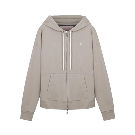 收腰连帽开襟卫衣 商品图0