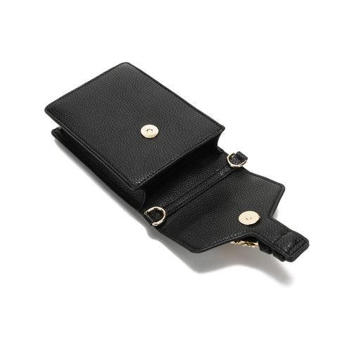 VERSACE JEANS COUTURE/VERSACE JEANS COUTURE【21秋冬新款】范思哲 女士聚氨酯纤维Baroque搭扣手提单肩斜挎包手机包 71VA4BFL 71578 商品图3