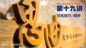 【第十九讲】拉毛技巧-拉毛顺序