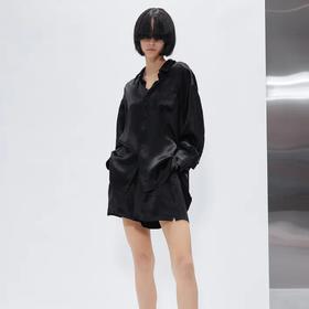 醋酸缎面休闲衬衣