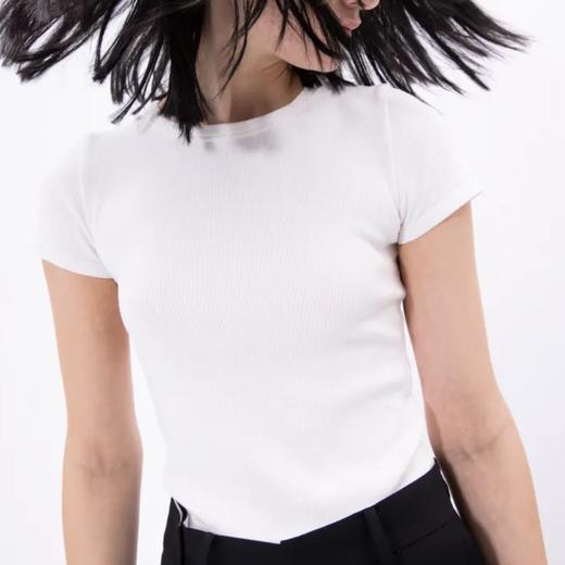 紧身螺纹打底弹力T恤 商品图2