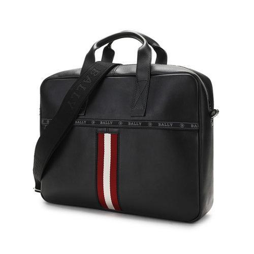 BALLY/巴利【21秋冬新款】男士Highpoint系列牛皮手提单肩斜挎包公文包条纹 HEKTOR 商品图1