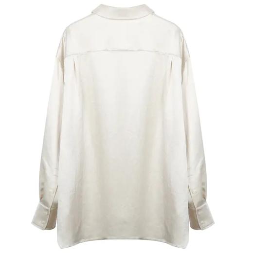 醋酸缎面休闲衬衣 商品图3