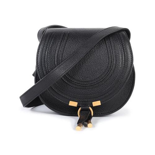 CHLOE/克洛伊 女士Marcie系列牛皮圆形单肩斜挎包马鞍包 CHC21AS680F01 商品图9