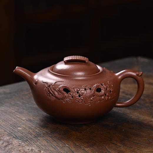 【众筹】嵇芳紫砂壶 罕见镂空紫砂壶 珍贵泥料 出一把少一把 商品图0