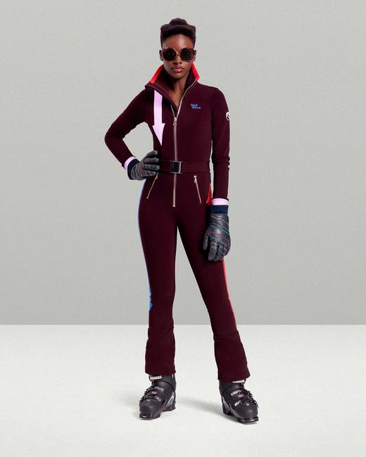 Cordova - UP&DOWN -Spiced Cocoa /Color Block - 科尔多瓦 - 连体滑雪服 - 紫红色 商品图1