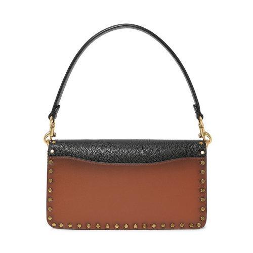 COACH/蔻驰女士专柜款皮质铆钉手提单肩斜挎包79338 商品图2