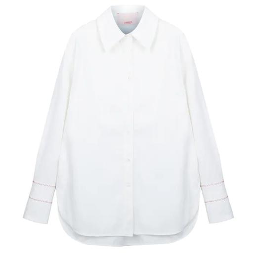 宽松拼接休闲衬衣 商品图1