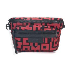 Longchamp/珑骧 女士LEPLIAGELGP系列中号织物胸包斜挎包腰包10034412