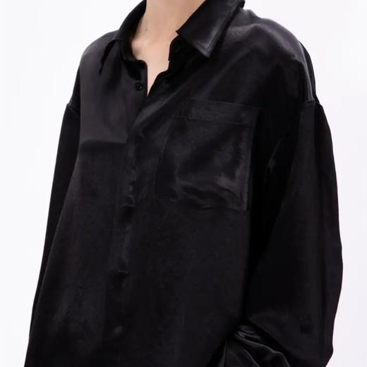 醋酸缎面休闲衬衣 商品图1