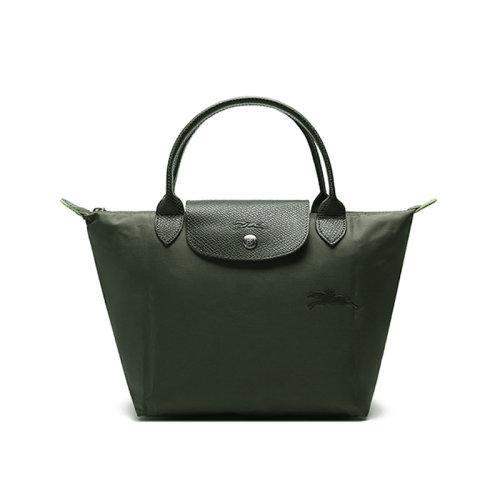 Longchamp/珑骧 女士LE PLIAGE GREEN系列小号织物短柄可折叠手提包饺子包 1621 919 商品图0