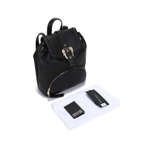 VERSACE JEANS COUTURE/VERSACE JEANS COUTURE【21秋冬新款】范思哲 女士聚氨酯纤维Baroque搭扣手提双肩包背包 71VA4BF8 71578 商品图4