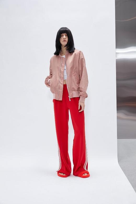 撞色拼条休闲运动长裤 商品图2