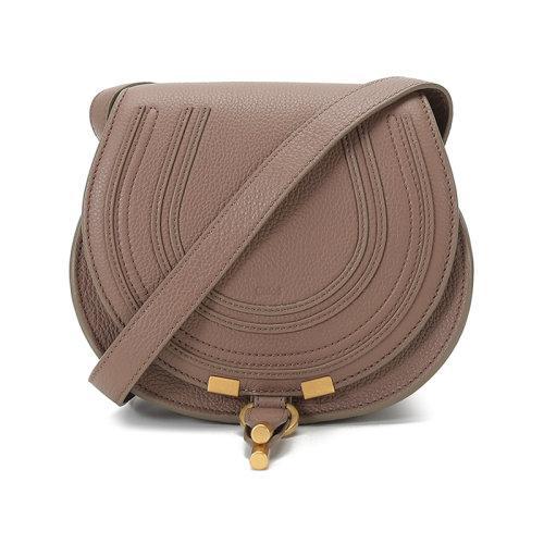 CHLOE/克洛伊 女士Marcie系列牛皮圆形单肩斜挎包马鞍包 CHC21AS680F01 商品图0