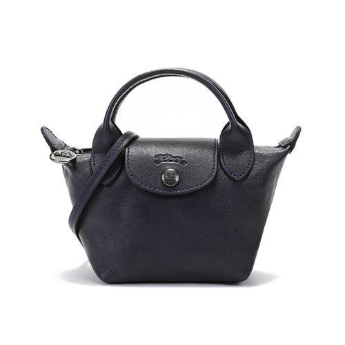 Longchamp/珑骧【21秋冬新款】女士LE PLIAGE CUIR系列迷你款羊皮短柄手提单肩斜挎包饺子包 10147 757 商品图8