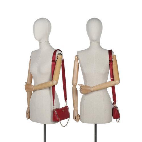 PRADA/普拉达 2021款 女士皮革手提单肩斜挎包 1BH171 NZV 商品图4