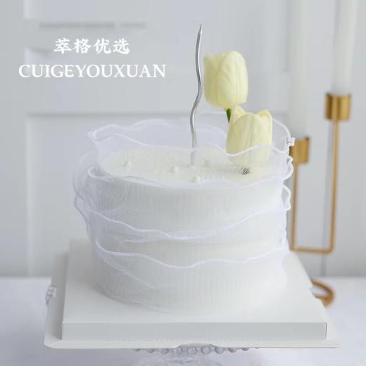 纯白郁金香女神蛋糕 商品图2