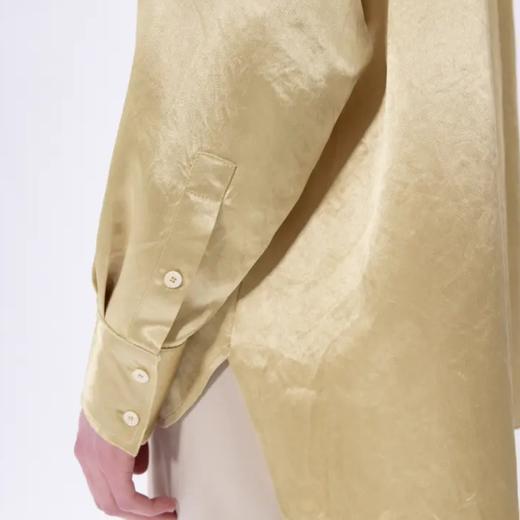 醋酸缎面休闲衬衣 商品图3