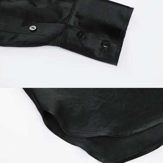 醋酸缎面休闲衬衣 商品图6