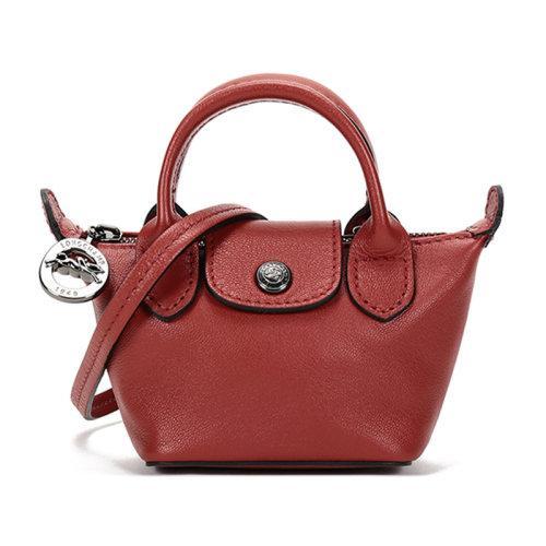 Longchamp/珑骧  女士LE PLIAGE CUIR系列迷你款羊皮手拿包单肩斜挎包 10099 757 商品图10