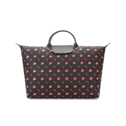 Longchamp/珑骧 2021款 女士大号LE PLIAGE系列织物短柄可折叠手提包饺子包 1624 EUD 商品图0