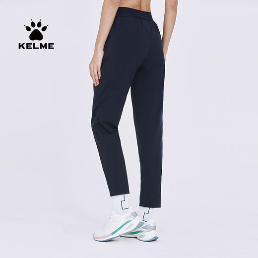 卡尔美梭织运动裤女春季新款跑步健身长裤弹力训练裤子 商品图3