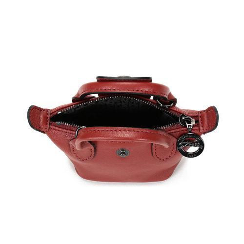 Longchamp/珑骧  女士LE PLIAGE CUIR系列迷你款羊皮手拿包单肩斜挎包 10099 757 商品图14