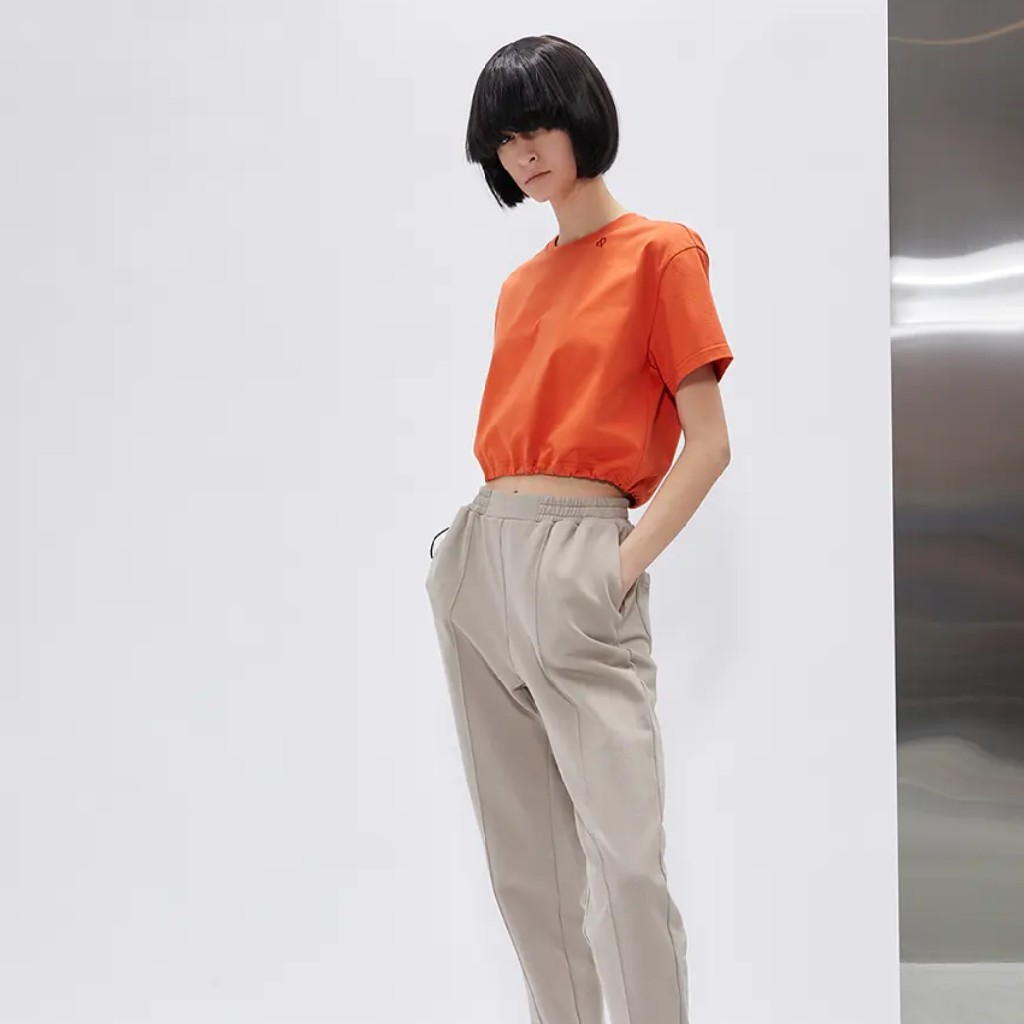 基础短款套头T恤