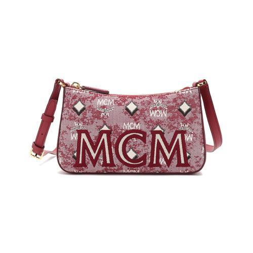 MCM/MCM【21秋冬新款】女士织物/配皮Vintage Jacquard onogram单肩斜挎包迷你款 MWSBATQ01 商品图5