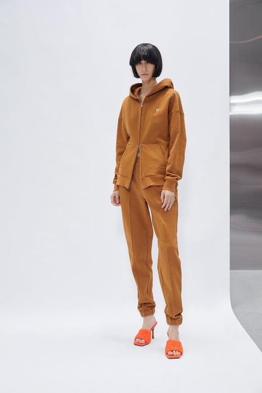 收腰连帽开襟卫衣 商品图1