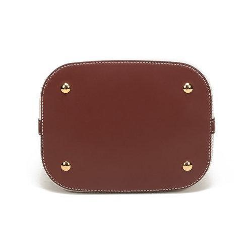 BURBERRY/博柏利 女款织物/配皮Peggy小号手提单肩斜挎包水桶包 8026824 商品图3