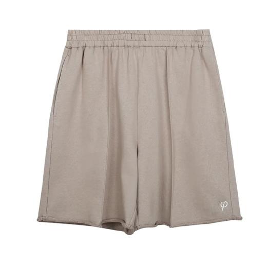 基础款松紧腰卫衣短裤 商品图0