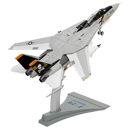 特尔博Terebo1:72F14雄猫合金飞机模型 F-14A战斗机VF-84中队军事拼装 商品图2