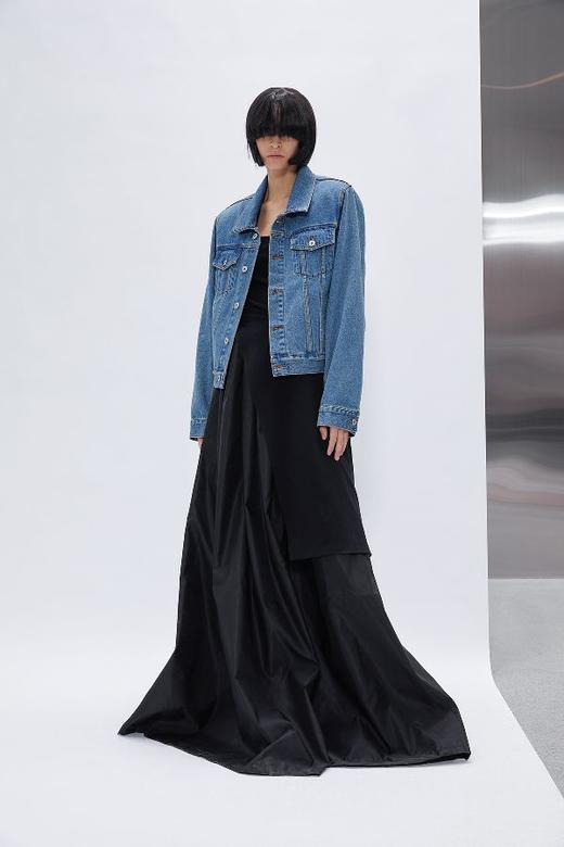 垫肩廓形牛仔外套 商品图3