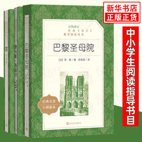 家欧也妮葛朗台巴黎圣母院全3册套装 学生语文课内外拓展阅读丛书 人民文学出版社 中外文学作品 高中课外读物 凤凰新华书店旗舰店