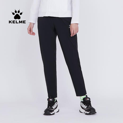 卡尔美梭织运动裤女春季新款跑步健身长裤弹力训练裤子 商品图0