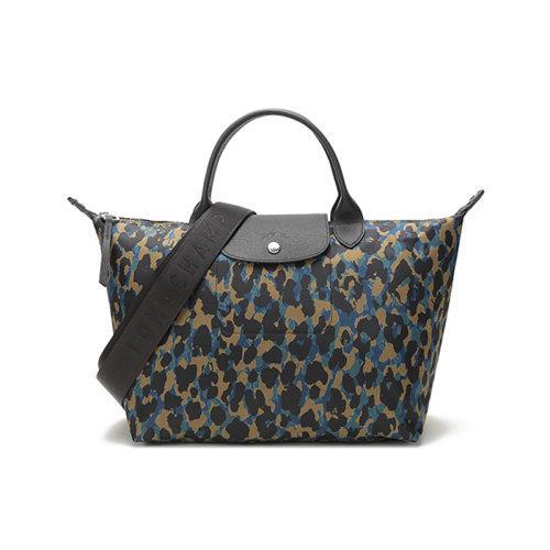 Longchamp/珑骧 2021款 女士LE PLIAGE系列中号织物短柄手提单肩包饺子包 1515 310 商品图0