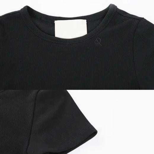 紧身螺纹打底弹力T恤 商品图3