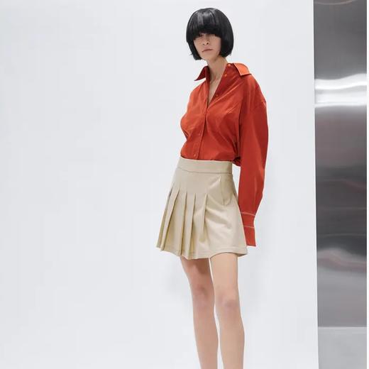 宽松拼接休闲衬衣 商品图0