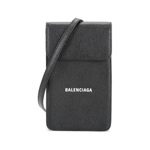 Balenciaga/巴黎世家 2021款 男士牛皮革单肩斜挎包手机包 640536 1IZI3 商品图0