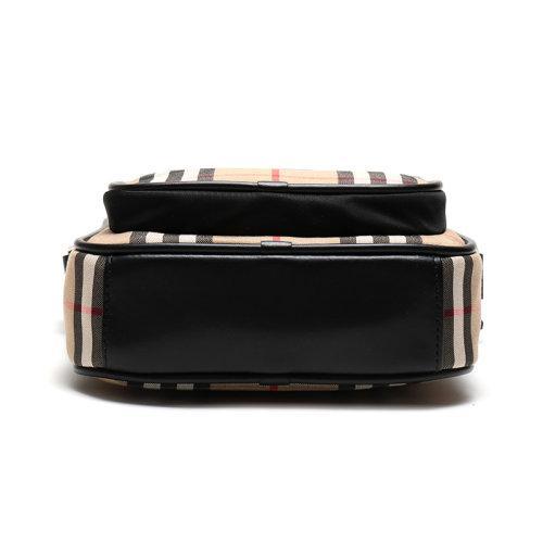 BURBERRY/博柏利 男女通用款Vintage格纹织物/配皮单肩斜挎包 80233811 商品图3