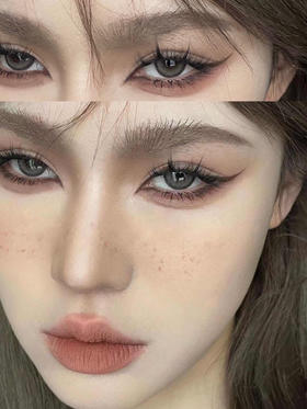 【年抛】蜜茶冻冻| 中直径14.2 | 棕绿色美瞳